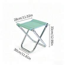 1 pezzo Sedia da campeggio pieghevole in lega di alluminio, sedia pieghevole portatile, sedia da picnic leggera, sedia da campeggio, sedia per il tempo libero in lega di alluminio con tessuto Oxford traspirante, sedia da esterno pieghevole portatile per picnic e barbecue. - Multicolore - Visualizzare 10