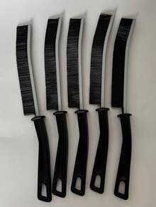 缝隙清洁刷，浴室瓷砖缝隙清洁刷，手持长柄清洁工具，家用厨房缝隙、窗户、门轨、瓷砖缝隙清洁刷 - 黑色 - 查看 10