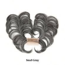 Moño Sintético Despeinado con Peineta Lateral, Postizo Ondulado Natural, Versátil y Ajustable para Mujer VJ6L - 2T30 - Ver 10