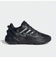 Adidas Giày thể thao chạy bộ JR3184 thoáng khí bằng lưới, thời trang, unisex, thích hợp cho mùa xuân/hè. - Đen và bạc - Xem 1