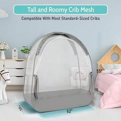 AUSALLA 1个婴儿蚊帐帐篷，安装简便