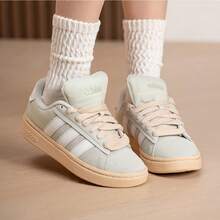Adidas 三葉草女鞋SUPERSTAR II 經典貝殼頭板鞋 - 綠色/白色 - 查看 3