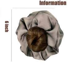 Accesorio para el cabello: Coletero con pinza en color gris-marrón - Dark Brown - Ver 3