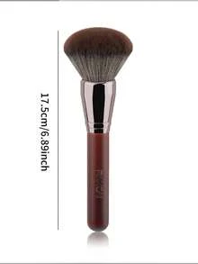 1pc Professional Soft Makeup Brush Makeup Tools Liquid Foundation Concealer Make Up Brush Wood Handle Brushes Beauty Tool - Multicolor - View 3