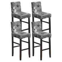 1/2/4/6pcs Stretch Printed Bar Stool Chair Covers, Home/Hotel Use - Multicolor - View 28