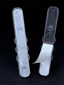 Transparent Phone Back Sticker With Detachable Wrist Strap Holder, Minimalist Transparent Phone Stand With Adhesive Wrist Strap - Multicolor - View 8