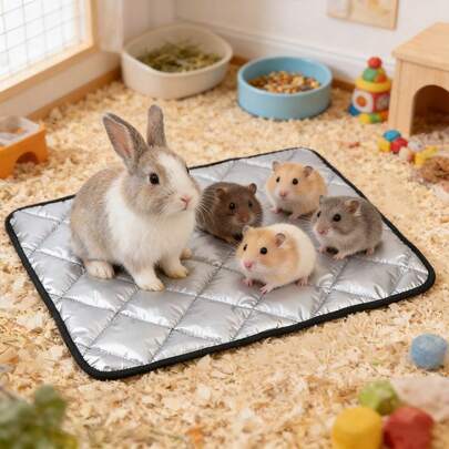 1pc Anti-Slip Waterproof Thick Rabbit Nest Pad, Warm For All Seasons, Waterproof & Easy To Clean, Non-Slip Bottom, Soft & Comfortable Design, Suitable For Rabbit Daily Rest