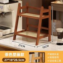 1 chiếc kệ đựng đồ dùng nhà bếp để bàn, kệ đựng gia vị, kệ đựng đồ hai tầng, thích hợp cho văn phòng, nhà bếp, giá đựng cốc, Giáng sinh, mùa đông, nhà bếp - Nhiều màu - Xem 7