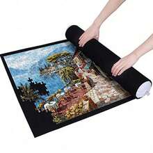 1pc Thick Felt Puzzle Mat, Puzzle Accessory, Suitable For 1500pcs/1000pcs/500pcs Puzzles - Multicolor - View 1