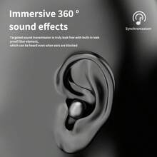 迷你无线耳机，超小型睡眠耳机，无闪烁灯，兼容苹果和安卓手机，母亲节推荐礼物 - 彩色 - 查看 2