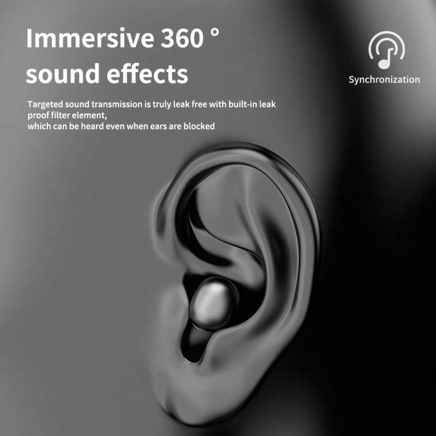 迷你无线耳机，超小型睡眠耳机，无闪烁灯，兼容苹果和安卓手机，母亲节推荐礼物