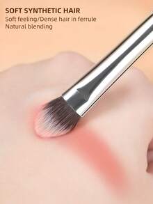 7pcs Soft Bristle Eye Makeup Brush Set, Including Eyeshadow Brush, Blending Brush, Concealer Brush, Smudge Brush, Highlighter Brush, Nose Contour Brush, Eyeliner Brush, Makeup Tools - Multicolor - View 5