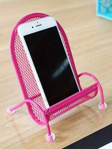 1pc Creative Multifunctional Phone Holder, Desktop Live Streaming Stand, Chair Phone Holder, Stable Weighted Bedside Desk Entrance Mini Storage Rack, Interesting And Practical Party Gift, Mother's Day Gift Or Back To School Gift - A-1pc - View 12