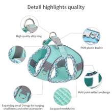 Soft Breathable Dog Harness, Adjustable Reflective Step-In Vest Harness For Small Dogs & Cats, Suitable For Medium & Small Breeds - Multicolor - View 10