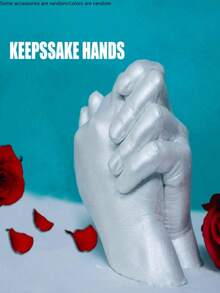 用这款DIY情侣3D手模型套装打造永恒回忆！情人节礼物，玩具，礼品，会呼吸的泰迪熊，手，IQOS - 查看 9