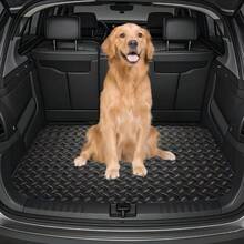 1pc Fit Car Trunk Liner Compatible For Most Vehicles - Heavy-Duty With Rhombus Mesh Design, Cargo Mat, Easy Installation Trunk For SUV, Sedan, Hatchback - 1PC - View 2