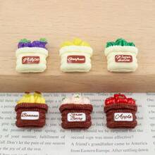 New Burlap Fruit Series Handmade DIY Cream Resin Accessories, Hair Clips, Pendants - Multiple Random - View 6