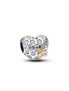 1个镀银向日葵钥匙吊坠，适合搭配手链和项链，DIY礼物 - 彩色 - 查看 6