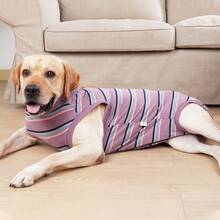 Breathable Dog Surgical Recovery Shirt, Soft Pet For After Surgery, Weaning & Skin Issues - Dusty Purple - View 7