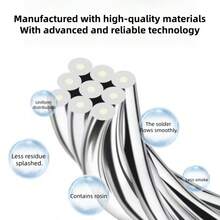 YINENGZC Lead-Free & Halogen-Free Solder Wire, Sn99.3 Cu0.7 1.0MM Solder Wire, Solid Welding Joints, Suitable For Industrial, Handcraft, And Repair Welding Scenarios - A - View 8