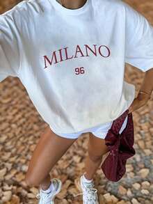Women T-Shirts - 白色 - 查看 2