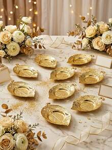 创意树叶烛台、烛托、金属树叶形底座，适用于户外庭院装饰、婚礼装饰烛台、办公室桌面装饰、烛光晚餐，营造室内氛围，也适用于婚礼、家庭聚会、派对、告别仪式和餐桌装饰等场合。 - 樹葉款 - 查看 12