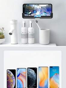 Car Phone Holder, Adhesive Mounted Universal Phone Navigation Bracket, Applicable To Any Adhesive Surface In Car - Car Phone Holder - View 4