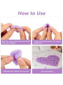 2000片浅紫色人造丝玫瑰花瓣，适用于婚礼、求婚、生日、周年纪念、家居装饰、房间装饰、派对礼品、新娘礼物、毕业典礼、单身派对等浪漫装饰场合。 - 淺紫色 - 查看 6