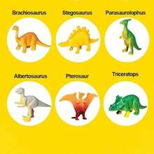 Bộ đồ chơi đào trứng khủng long (1/3/5 món ngẫu nhiên) (kèm bộ dụng cụ), thích hợp cho tiệc tùng, trò chơi đào trứng khủng long bất ngờ, sách hướng dẫn và thẻ nhận dạng khủng long, STEM cổ sinh vật học, bộ quà tặng hoạt động khoa học vui nhộn. - Xem 8