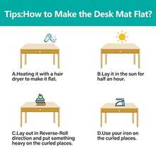34x72 Inch Clear Plastic Pad Table Protector Cover Dining Room Tablecloth Office Desk Mat Easy Clean Heat Resistant Protection Glass Wood Tabletop Office Writing Desk Kitchen Coffee Table - 15 mm transparente - Ver 7