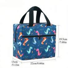 1 chiếc túi đựng cơm trưa hình vuông có họa tiết thời trang, hộp cơm trưa cho nhân viên, túi giữ nhiệt ngoài trời, không tiếp xúc trực tiếp với thực phẩm. - Nhiều màu - Xem 6