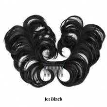 Moño Sintético Despeinado con Peineta Lateral, Postizo Ondulado Natural, Versátil y Ajustable para Mujer VJ6L - 2T30 - Ver 3