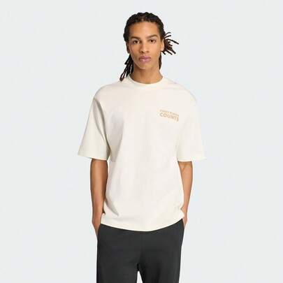 Adidas 男士 M VERB BADGE 短袖T恤，针织圆领T恤 TKB4892