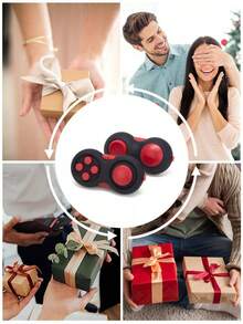 Mini Fingertip Massage Pad Sensory Keychain, Fingertip Controller, Game Joystick Stress Relief, Anxiety And Stress Relief, Car Keychain, Bag Charm, Gift - Multicolor - View 11