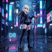 1个9.25英寸金色头发时尚动漫女孩手办 | 专业涂装PVC雕像，卧室装饰，送给男友或动漫迷的理想礼物，情人节和生日的完美之选 - 彩色 - 查看 5