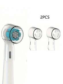 2/4/6pcs Electric Toothbrush Head Protector Covers - Fit For IO Electric Toothbrush Heads, Portable Toothbrush Head Protective Case, Dust-Proof With Ventilation Holes, Suitable For Home And Outdoor Travel, Essential Travel Accessory - Multicolor - View 13