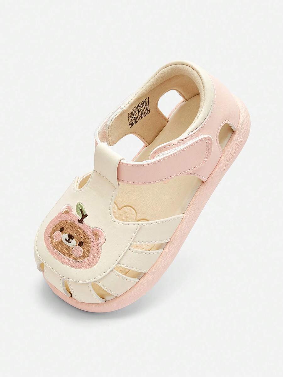 Balabala Girls Princess Sandals Lightweight Breathable Soft Flexible Sole Toddler Walking Shoes Summer 2026 Fashion Style - White Flower Tones - View 1