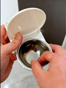 高档猫咪饮水器，壁挂式带盖，防溅防水，超可爱大号礼物 - 100毫升 - 查看 6