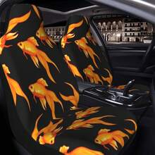 Koi Fish & Camouflage Print Universal Car Seat Covers - Koi and Camouflage - View 9