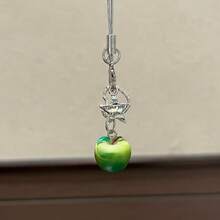 1个仿苹果创意挂绳，可爱小众手机挂绳，相机挂饰，钥匙扣 - 彩色 - 查看 7