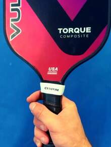 Poignée de raquette de pickleball personnalisée : accessoires de poignée personnalisés, sangle de raquette personnalisée - personnalisez le nom/texte, poignée en caoutchouc durable - cadeau parfait pour le tennis, le badminton, la canne à pêche - revêtement de poignée de remplacement universel antidérapant, améliore la sensation et l'absorption des chocs pour les joueurs de tennis, de badminton, de tennis de table - conception par thermopression, technologie de fabrication de raquette - Multicolore - Voir 4
