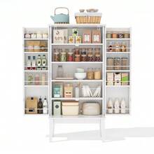 Kitchen Cabinet 120 X 59 X 30 Cm, Sideboard, Spacious 2-Door Cabinet With Shelf, Vintage Style – Suitable For Kitchen, Dining Room, Living Room And Hallway. - 查看 8