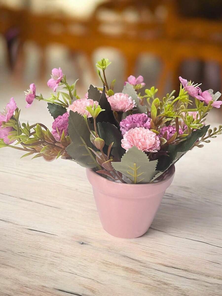 Artificial Flowers - Màu Hồng baby - Xem 1