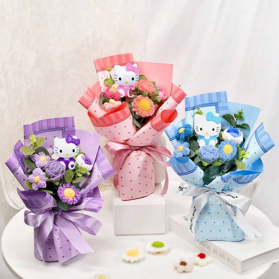 Flor artificial, ramo elegante y creativo de , regalo del Día de la Madre de , regalo de festival de para padres y amigos, arreglo floral de decoración de fiesta de - Multicolor - Ver 1