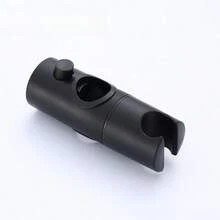 1pc Circular Rod Shower Bracket, Insertable Shower Rod Adjustable Shower Head Holder - C - View 10