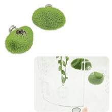 Jumping Spider Lawn Play Platform, Jumping Spider Shell Green Artificial Moss Rock, Climbing Feeding Platform, Small Spider Habitat Accessories, Jumping Spider Fence, Perfect Habitat For Climbing Pets. Can Be Used As Decorative Accessories For Spider Climbing, Feeding And Platform, For Climbing, Resting And Exploration - View 6