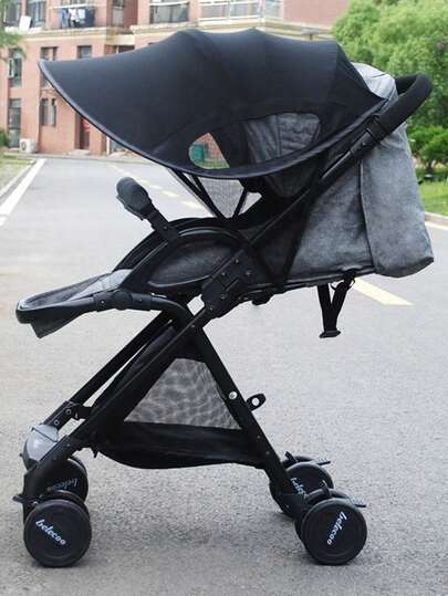 Baby Stroller Sun Shade Sun Protection Shade For Strollers Car Seats Pram Pushchair Buggy Stroller Sunshade Parasol Sun Rain Shades Canopy Cover Awning Anti-UV Toddlers Strollers Canopy Sunshade