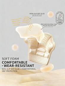 Heel Grip Pads, High Heel Anti-Friction Pads, Thickened Half-Size Inserts For Shoes Too Big, Suitable For Women's High Heels, Shoes And Men's Sneakers, Dress Shoes - A-thick Version + Thin Version - View 7