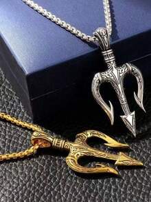 1件男士游戏主题吊坠项链 - 勻碼 - 查看 1