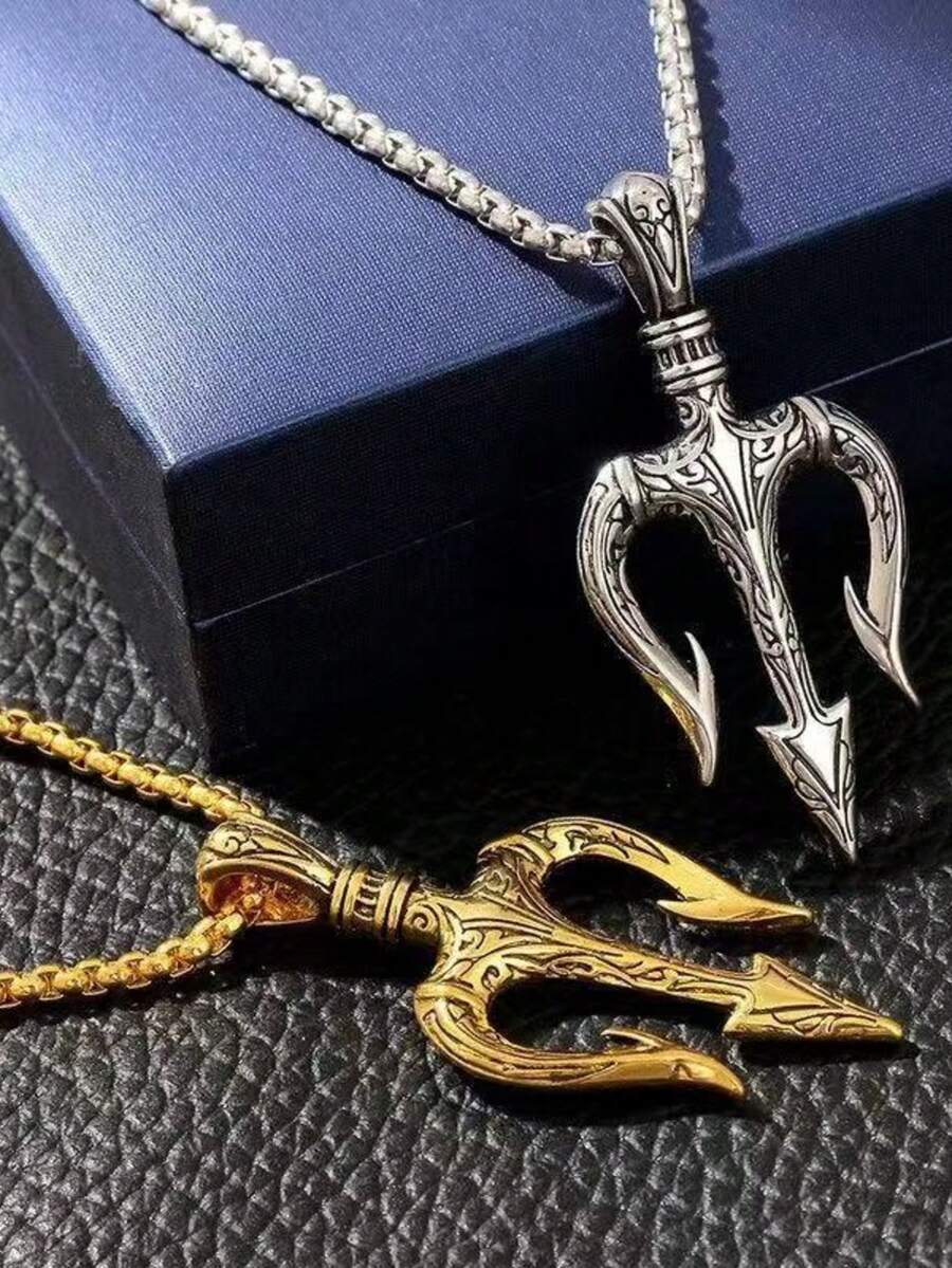 1件男士游戏主题吊坠项链 - 勻碼 - 查看 1